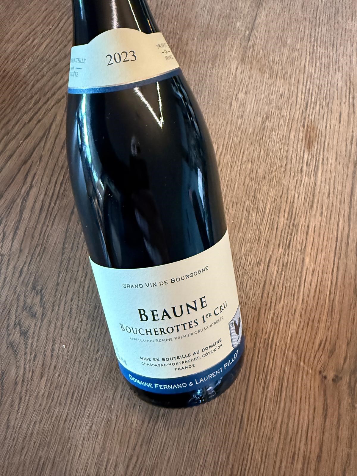 FERNAND ET LAURENT PILLOT BEAUNE 1ER CRU BOUCHEROTTES AOC ROUGE 2023